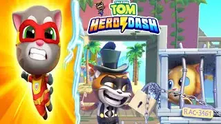 Talking tom hero dash Pretty Angela Rescue Hank