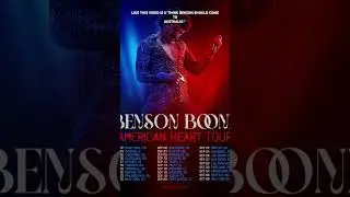 GET BENSON BOONE TO COME TO AUSTRALIA 🇦🇺 #music #love #concert #tour