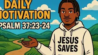 Ежедневная мотивация псалом 37:23-24‼️‼️🙏🏽