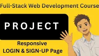 Build a Login & SignUp Page Using HTML & CSS 🔥 | Beginner Project | Web Dev Journey | Real project |