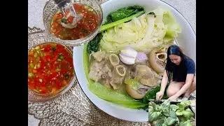 NILAGANG PATA NG BABOY NA MAY PECHAY  | BOILED PORK HOCK SOUP | Nilaga #nilagangpata #nilagangbaboy