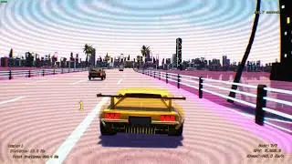 Sunset Drive 1986 gameplay.