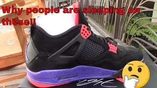 JORDAN RETRO 4 RAPTOR NRG REVIEW AND ON FEET