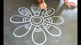Big size Amazing Rangoli designs/ Special Alpana designs by Art Gallery