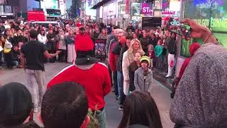 Entertainment at Time Square Manhattan