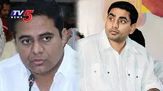 Twitter War Between Lokesh and KTR | TV5 News