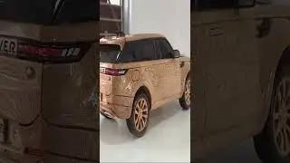 Range Rover Sport vehicle crafted from wood by Vietnamese carpenters 90