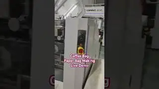 Coffee Paper Bag/Oyang Twisted Handle Paper Bag Making Machine Live Demo +8615258626225