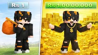 How I Became Rich in This Minecraft City 💰😮 | Minecraft Hindi 