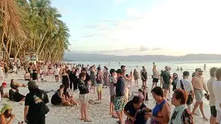 LIVE WOW DINAGSA NG MADAMING TURISTA ANG BORACAY ISLAND SA AKLAN