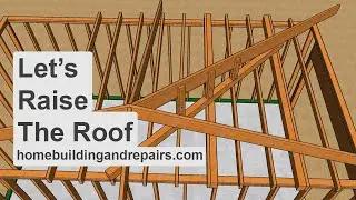 How To Structurally Support or Raise Sagging Roof Hip Rafters - Framing Repair Ideas