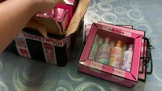 Unboxing Victoria @ Secret 4in1 Gift Box Set With Free Paper Bag