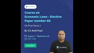 CA Final Elective Law - Very Special Announcement