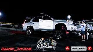WHIP CAVIAR : FIRST FRIDAY  THORPE MONEY ENT CAR SHOW SQUATTED TRUCKS DRIFT PIT LINE DANCING 