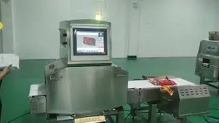 X-ray Inspection System With Swing Arm Rejection System.