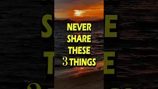 3 Things You Should NEVER Share (Stoic Secret to Peace & Power) #stoicism