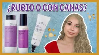 ¿Tu cabello rubio o blanco sufre amarillamiento?¿Lumina para rubio o con canas? Natura