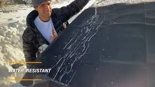 EcoNour Windshield Snow Cover | Car Winter Windshield Snow Cover Protector