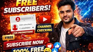 🟡live promotion live channel checking and get free 🆓🆓 subscribers 🤗 lut lo abhi