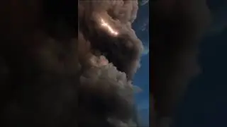 Rare volcanic lightning in Taal Volcano