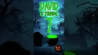 【Birthday invitation video】Halloween birthday party invitation