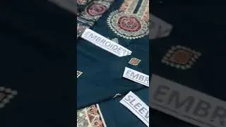 bareeze Eid collection with chiffon emb dopatta
