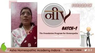 Feedback of our first batch student  Dr Antimbala Soni -  