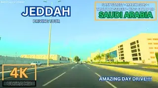 [4K] Amazing Roads of As Salamah to Al Bagdadiyah Jeddah-KSA