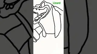 Vector the Crocodile as The lizard