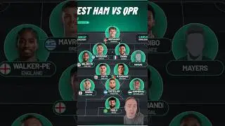 This SHOULD be the lineup for West Ham vs QPR