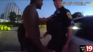 Woman charged with assault after striking cop with car, judge releases her with no bond.