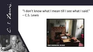 C.S. Lewis on Writing Lecture - Jeremiah Braudrick