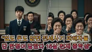 전세사기로 전재산 잃을 뻔한 할머니, 15살 천재 중학생이 살렸다 #전세사기 #천재중학생 #전세사기 #전세사기피해 #법정드라마 #천재소년 #사이다드라마 #감동드라마 #전세사기경고
