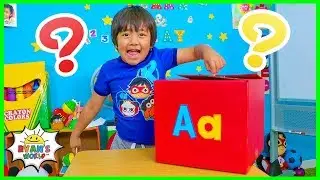 What's Surprise is in the BOX Learn ABC with Ryan's World!!!