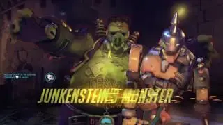 Overwatch - Junkenstein's Revenge - Medium Mode with no damage to the door