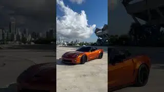 Atomic orange in the sun ☀️ #c6 #vette #corvette #lsx #car #automobile #sportscar #c6z06