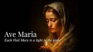 Ave Maria &ndash; Candlelight Rosary 🕯️ | Catholic Night Prayer for Peace and Faith
