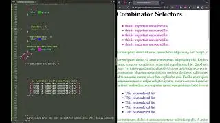 06(b) - Advance Selectors: Descendant, ID, Class & Comma Combinators