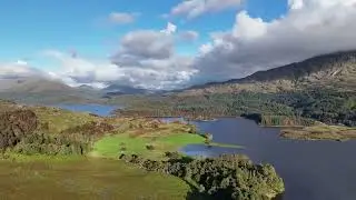 loch sunart flyabout west Scotland 