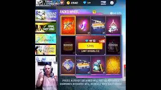 NEW SQUAD SKYWING FADED WHEEL EVENT FREE FIRE | NEW SKYWING EVENT SPIN | FREE FIRE NEW EVENT #short