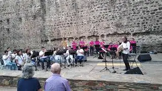 Banda Filarm&oacute;nica da Bendada- e Maestro Stefano Saletti- ao vivo no Castelo do Sabugal (25/08/2021)