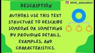 Informational Text- Description