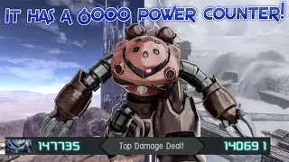 GBO2 Char's Z'Gok: It has a 6000 power counter tackle!