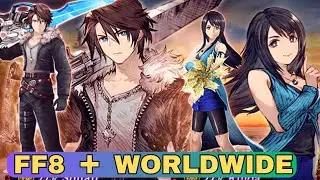 WOTV | WorldWide Arrives! | FF8 collab! | War of the Visions Final Fantasy Brave Exvius