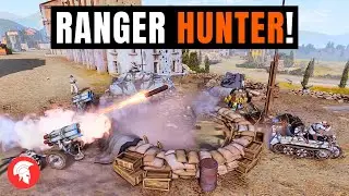 RANGER HUNTER! - Company of Heroes 3 - Wehrmacht Gameplay - 4vs4 Multiplayer - No Commentary