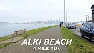 Alki Beach in Seattle Virtual Run (4 Miles)