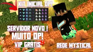 🔥 NOVO SERVIDOR DE FACTIONS, MUITO OP ! Rede Mystical 🔥 Divulga&ccedil;&atilde;o de Servidores 1.8
