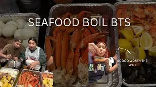 Закадровый ужин из морепродуктов с моими сестрами 🦀🔥
