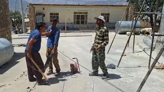 Конфликт г-на Дала с работниками водоканала из-за асфальта перед ее домом