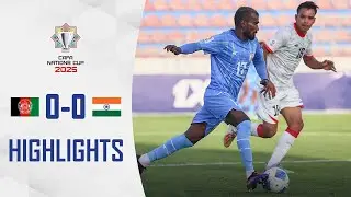 Afghanistan 0-0 India | CAFA Nations Cup 2025 Group B | Highlights
